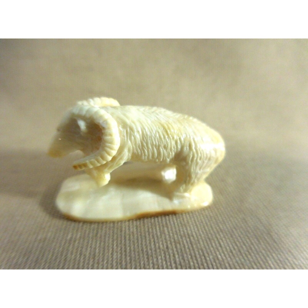 Zuni Native American Pueblo Indian Brilliant  Ram  Bobbie Natewa  042622S